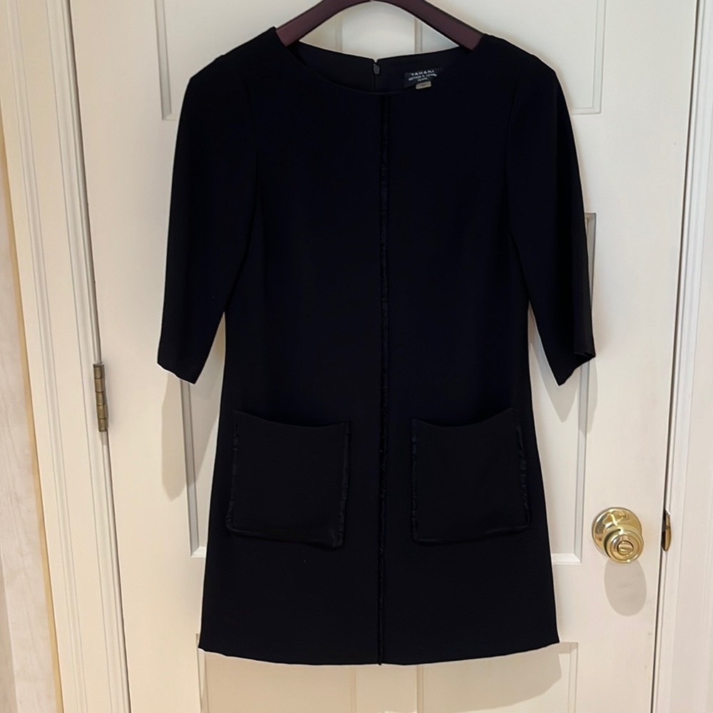 Tahari, 2P black dress